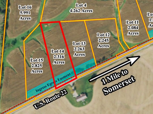 Lot 14 at Sheridan Estates - Perry County, Ohio - 2.3 acres