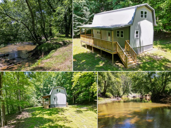 Creekview Cabin on Little Raccoon Creek